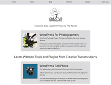 Tablet Screenshot of creativetransmissions.com